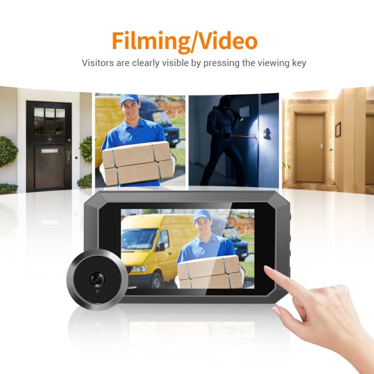 ESCAM C23 3.97 inch 1080p Smart Digital Door Concealed Viewer Wide Angle With Night Vision, C23