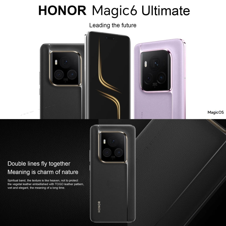 Honor Magic6 Ultimate,  6.8 inch Magic OS 8.0 Snapdragon 8 Gen 3 Octa Core up to 3.3GHz, Network: 5G, OTG, NFC, Support Google Play, 16GB+512GB, 16GB+1TB