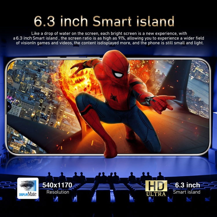 SDT89 / S24 Ultra, 6.3 inch Screen, Face Identification, Android 10.0 MTK6737 Quad Core, Network: 4G, Dual SIM, 2GB+16GB