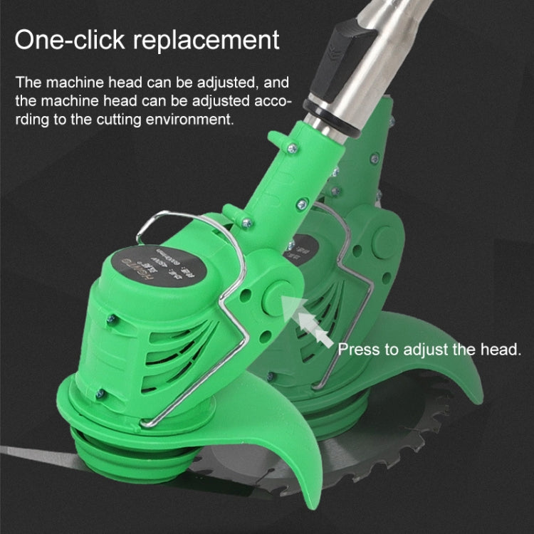 42V Portable Rechargeable Electric Lawn Mower Weeder, EU Plug, US Plug
