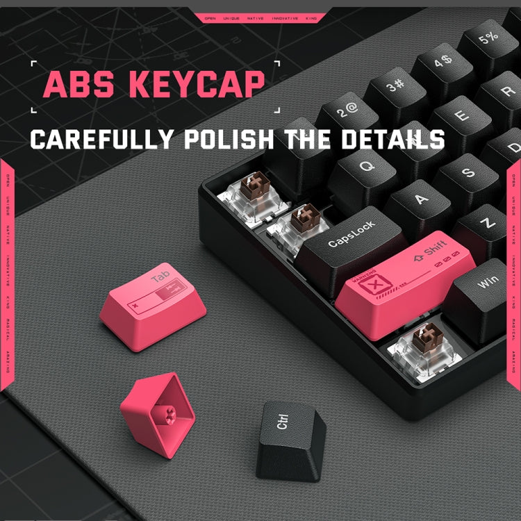 ONIKUMA G55 61 Keys RGB Colorful Lighting Wired Gaming Mechanical Keyboard, G55