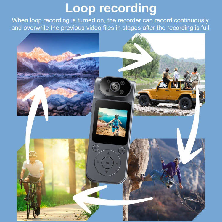 L19 180 Degree Rotation 4K High-definition Travel Recorder, Wifi Version, Ordinary