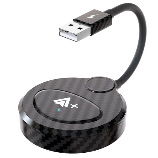 USB Interface Wired to Wireless CarPlay Auto Adapter for Android, USB Round