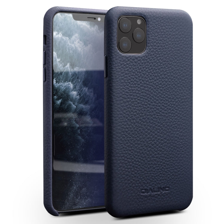 QIALINO Shockproof Top-grain Leather Protective Case, For iPhone 11, For iPhone 11 Pro, For iPhone 11 Pro Max