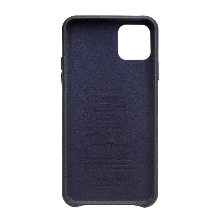 QIALINO Shockproof Top-grain Leather Protective Case, For iPhone 11, For iPhone 11 Pro, For iPhone 11 Pro Max