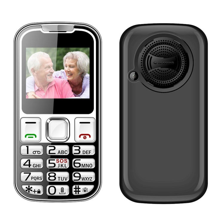 W26 Elder Keypad Phone, 2.2 inch, 6800mAh, 21 Keys, SOS, FM, Dual SIM, GSM, EU Plug, US Plug, UK Plug