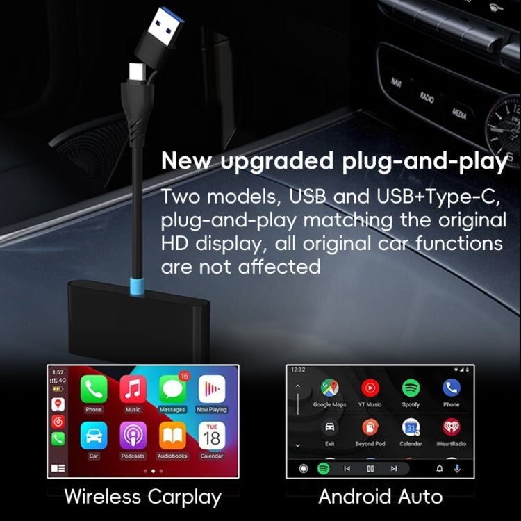 P40 CarPlay and Android Auto Car Connectivity Box Wireless Adapter