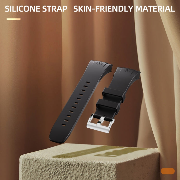 RedPepper Armor Metal Case Integrated Silicone Watch Band, For Apple Watch Ultra 1 / 2 49mm