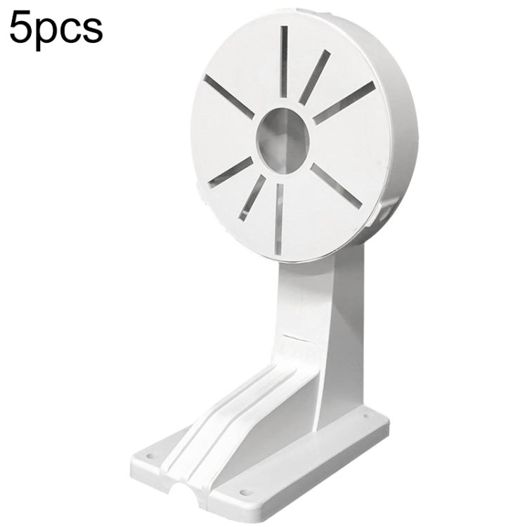 5pcs Universal Plastic Surveillance Camera Hemisphere Wall Mount Bracket, 1258S, 1258B, 1258