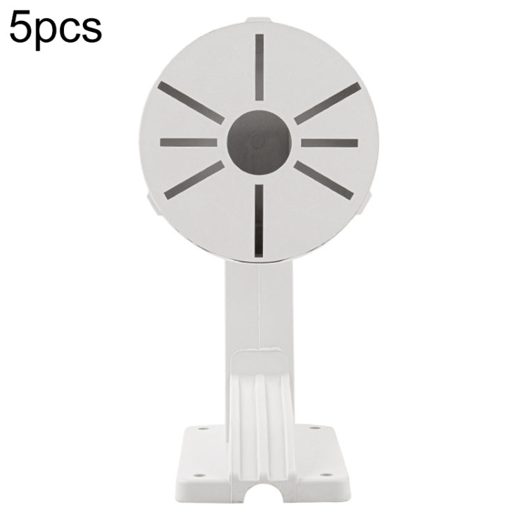 5pcs Universal Plastic Surveillance Camera Hemisphere Wall Mount Bracket, 1258S, 1258B, 1258