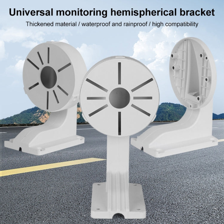 5pcs Universal Plastic Surveillance Camera Hemisphere Wall Mount Bracket, 1258S, 1258B, 1258
