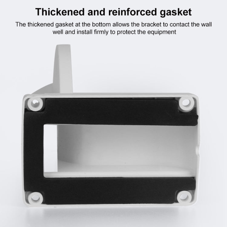 5pcs Universal Plastic Surveillance Camera Hemisphere Wall Mount Bracket, 1258S, 1258B, 1258
