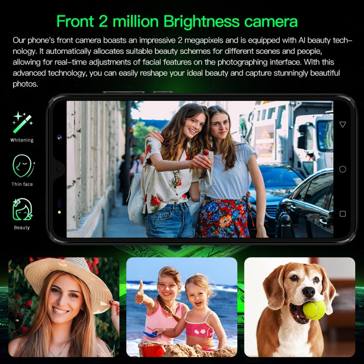Povo6 Neo / DP29, 1GB+16GB, Face Identification, 5.0 inch Android 8.1 MTK6580M Quad Core, Network: 3G, Dual SIM, EU Plug, US Plug, UK Plug, AU Plug