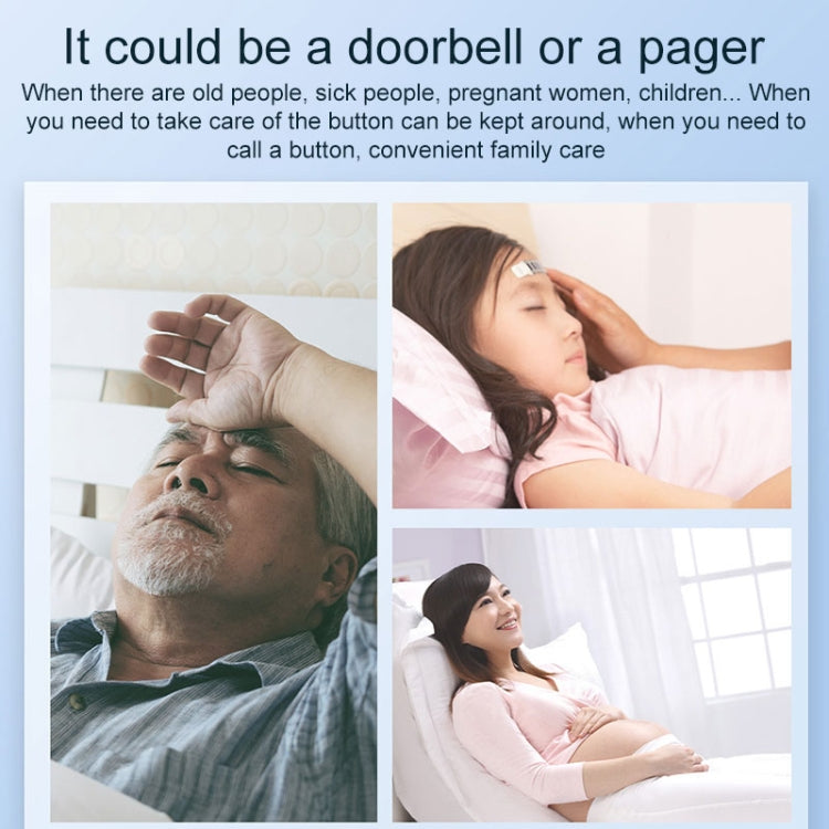 A20 Pro Plug in Free Waterproof Rechargeable Long-distance Wireless Doorbell, A20 Pro (EU Plug)