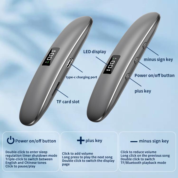 QY10-A Bone Conduction Bluetooth 5.3  Sleep Speaker, QY10-A