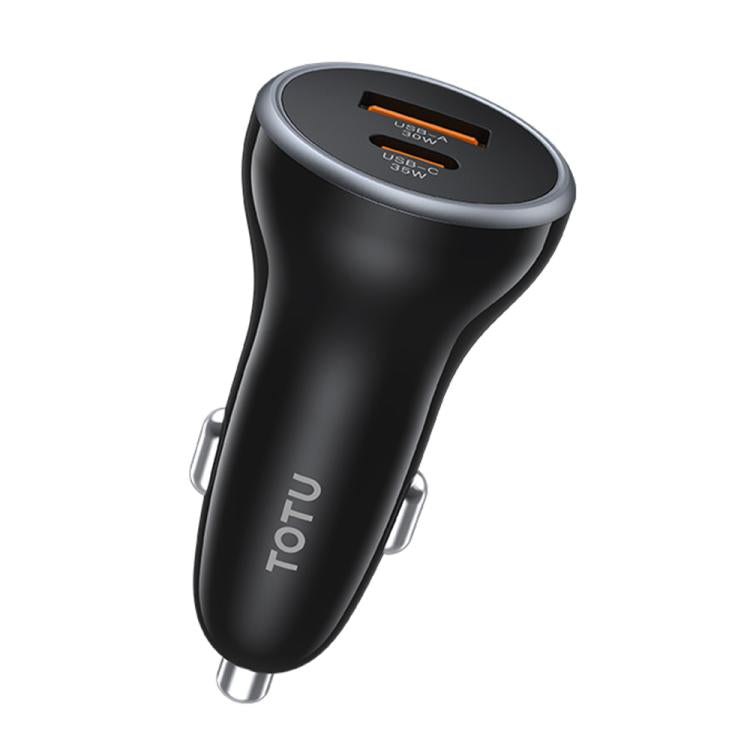 TOTU CC-5 65W USB-A and USB-C / Type-C Dual Ports Fast Charging Car Charger, CC-5
