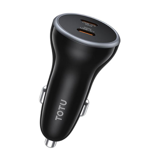 TOTU CC-6 60W USB-C / Type-C Dual Ports Fast Charging Car Charger, CC-6