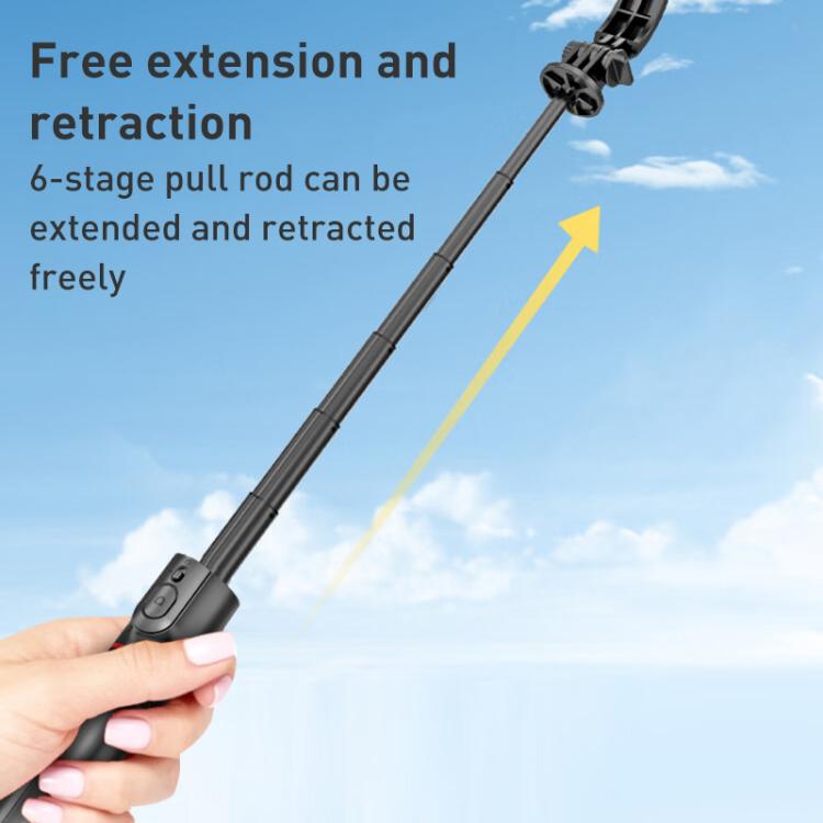 Lenovo Thinkplus Premium Aluminum Alloy Bluetooth Selfie Stick, 1.1m