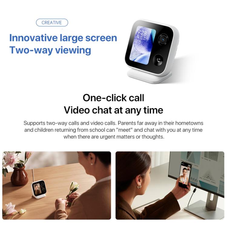 Original Xiaomi Smart Camera Video Call Edition Support One-click Call / AI Intelligent Detection, Video Call Edition