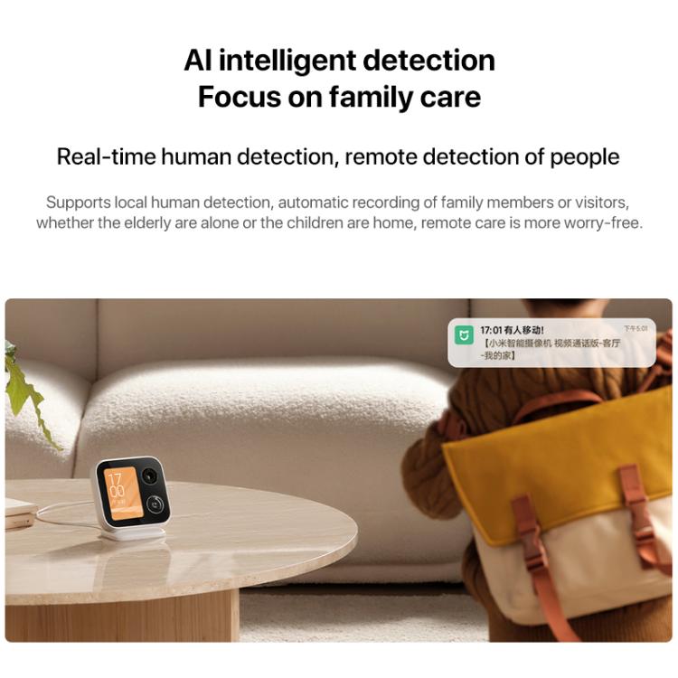 Original Xiaomi Smart Camera Video Call Edition Support One-click Call / AI Intelligent Detection, Video Call Edition