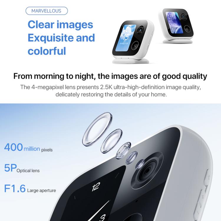 Original Xiaomi Smart Camera Video Call Edition Support One-click Call / AI Intelligent Detection, Video Call Edition