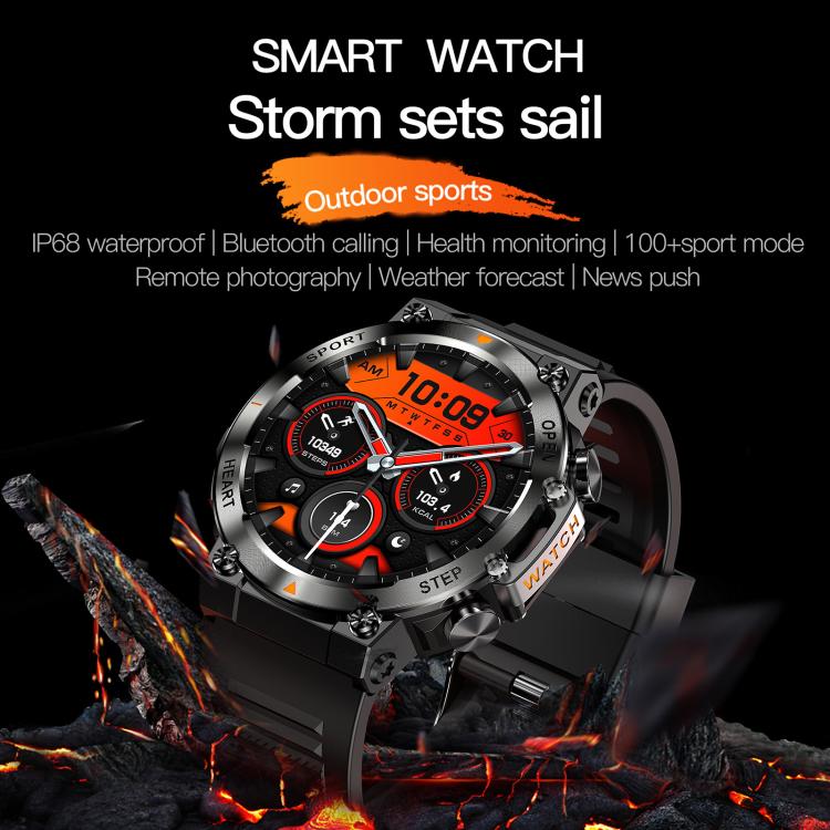 AK61 BT Call Smart Watch, Support Blood Pressure / Heart Rate / Sports Health Monitoring Fitness Tracker