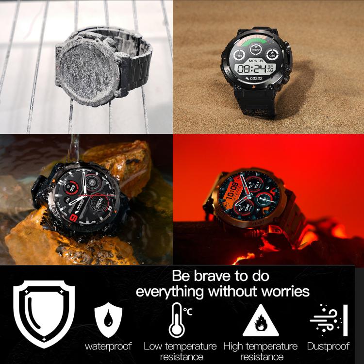 AK61 BT Call Smart Watch, Support Blood Pressure / Heart Rate / Sports Health Monitoring Fitness Tracker