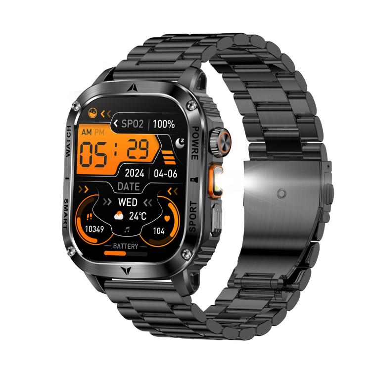 AK80 BT Call Smart Watch, Support Blood Oxygen / Blood Pressure / Heart Rate / Sports Health Monitoring Fitness Tracker