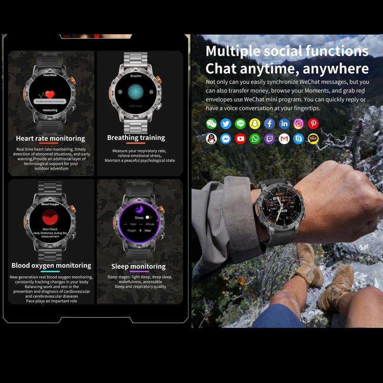 BH11 4G LTE Android 8.1 Smart Watch, 2GB+16GB, Unisoc 8541 Quad Core, Support Heart Rate / Blood Oxygen