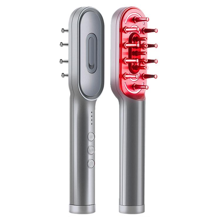 K-SKIN KD3806 EMS Micro-current IPL Hair Care Massage Comb, KD3806 (White), KD3806 (Grey)