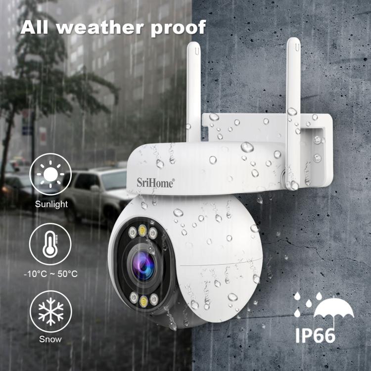 SriHome NVS001-IPC051 4MP 8CH HD NVR Wireless Security Camera System Kit, NVS001-IPC051