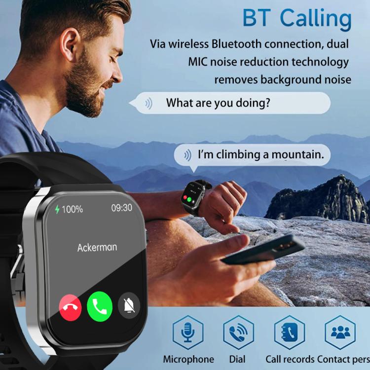 U13 2.2 inch IPS Curved Screen Smart Watch Supports BT Call