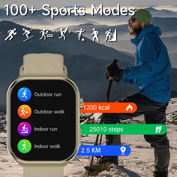 U13 2.2 inch IPS Curved Screen Smart Watch Supports BT Call