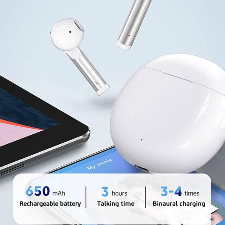 Fineblue J3 Pro TWS 5.0 Wireless Two Ear Bluetooth Headset with 650mAh Charging Cabin & Support Language Wakeup