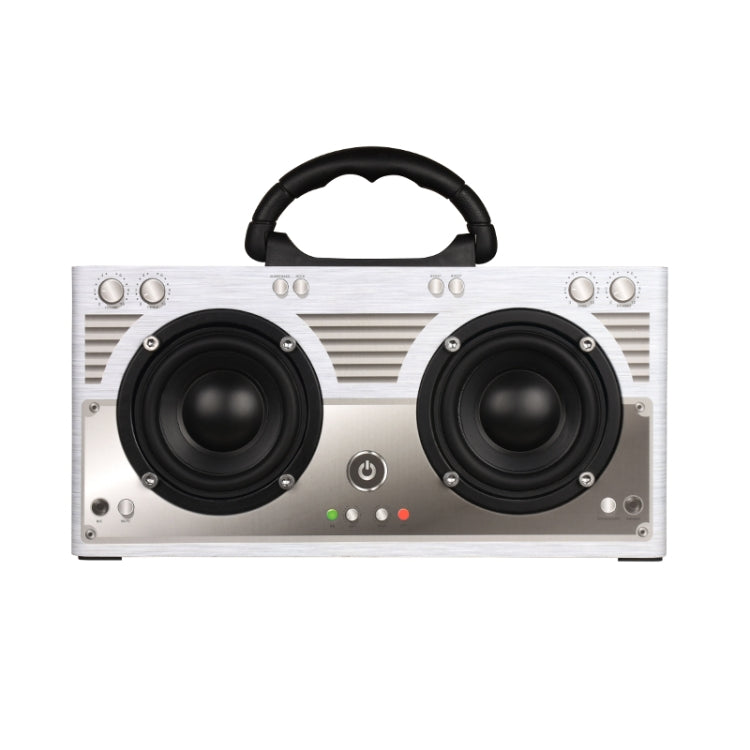 W9 Portable Retro Wooden Bluetooth Speaker, Support TF Card & 3.5mm AUX