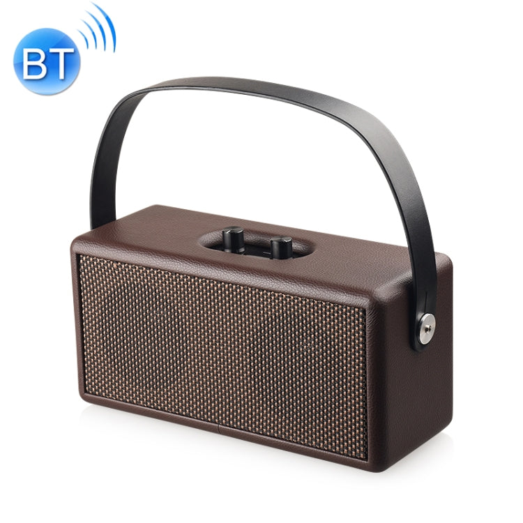 D30 Portable Subwoofer Wooden Bluetooth 4.2 Speaker, Support TF Card & 3.5mm AUX & U Disk Play