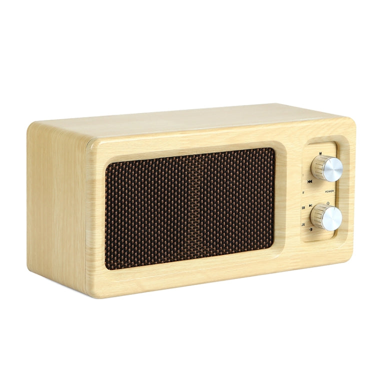D60 Subwoofer Wooden Bluetooth 4.2 Speaker, Support TF Card & 3.5mm AUX & U Disk Play