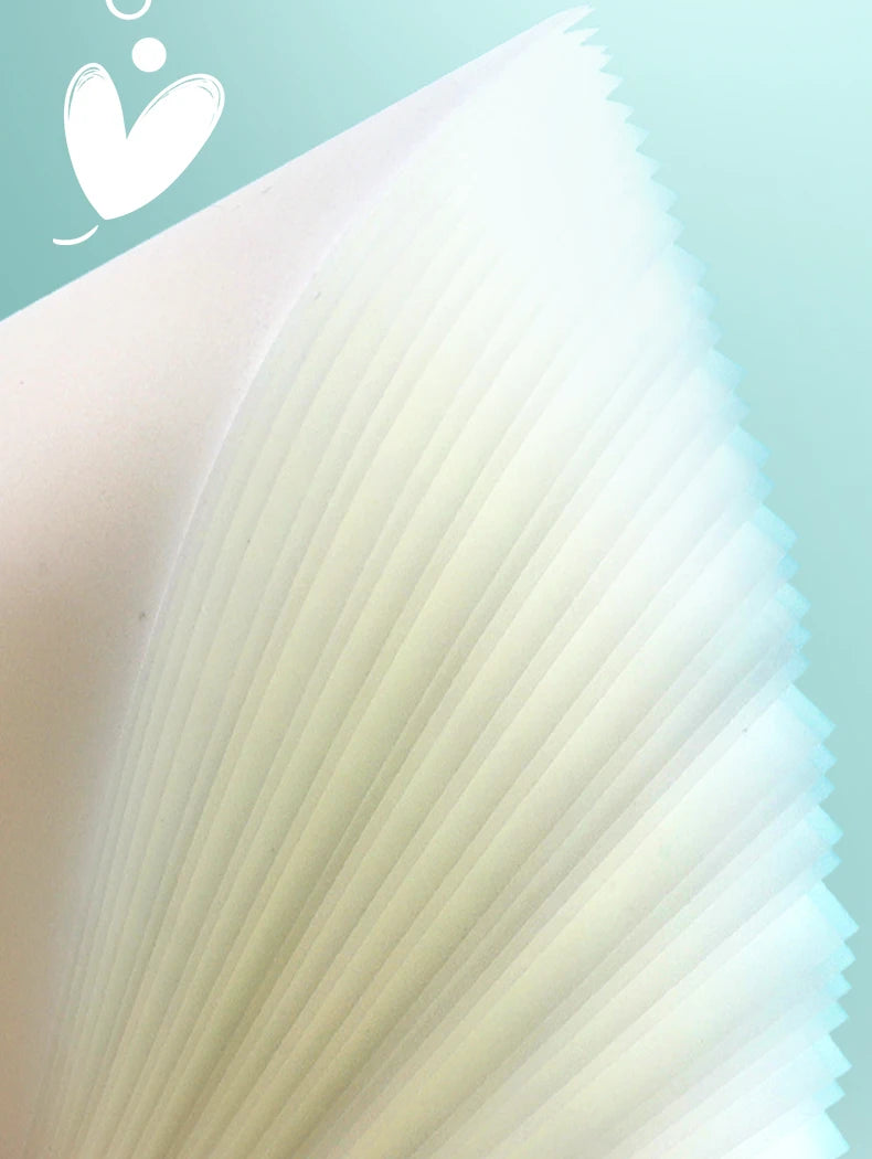 MOHAMM 50/100 Sheets Transparent Waterproof Posted It Sticky Note Pads Notepads Posits for School Stationery Office Supplies