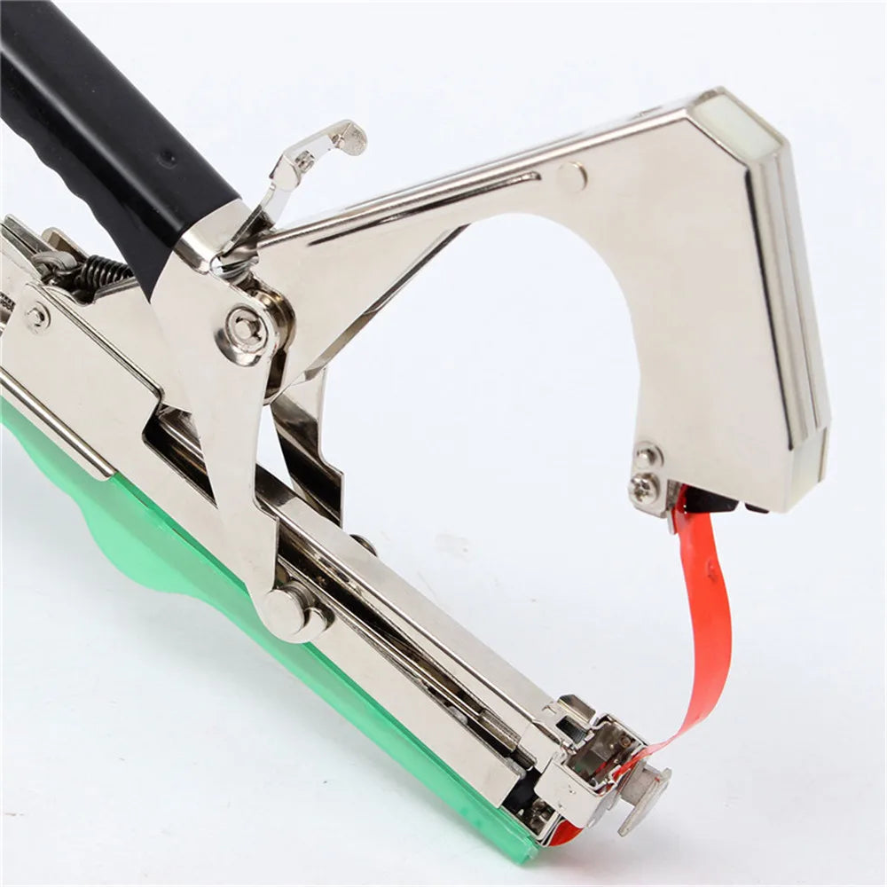 ALLSOME Tying Machine Plant Garden Plant Tapetool Tapener +10 Rolls Tape Set for Vegetable Grape Tomato Cucumber Pepper Flower