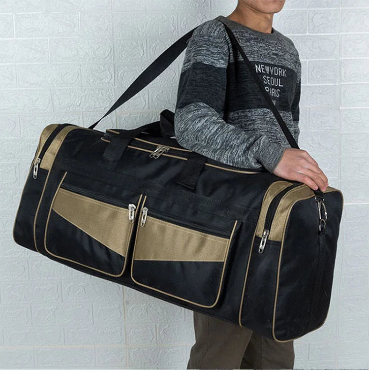 60L 90L Travel Duffle Handbags Large Traveling Tas For Women Men Gym Fitness Luggage Outdoor Bag Sack Trip Shoulder Pack XA15WD