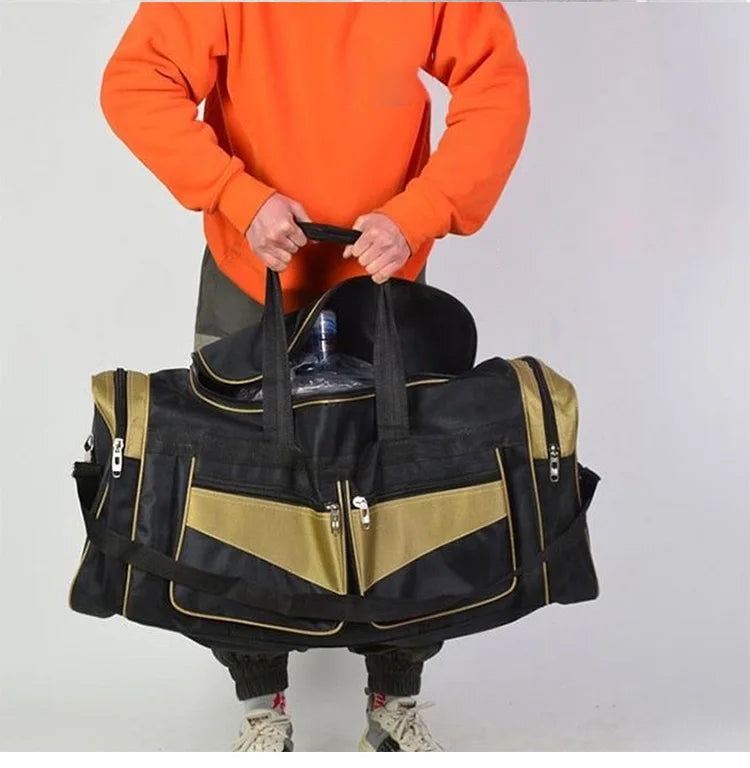 60L 90L Travel Duffle Handbags Large Traveling Tas For Women Men Gym Fitness Luggage Outdoor Bag Sack Trip Shoulder Pack XA15WD