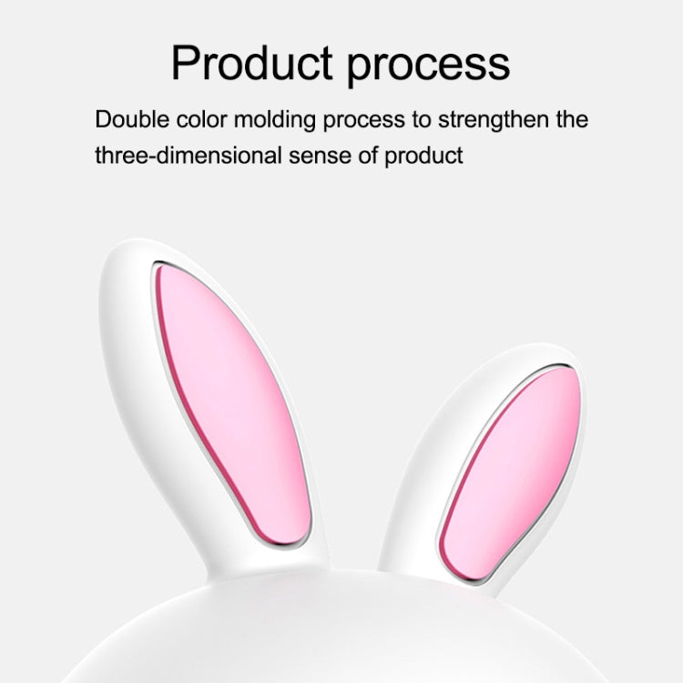 Creative USB Charging LED Decoration Lamp Novelty Gift , Smile Pink Rabbit/USB Charging, Smile Blue Rabbit/USB Charging, Happy Pink Rabbit/USB Charging, Happy Blue Rabbit/USB Charging