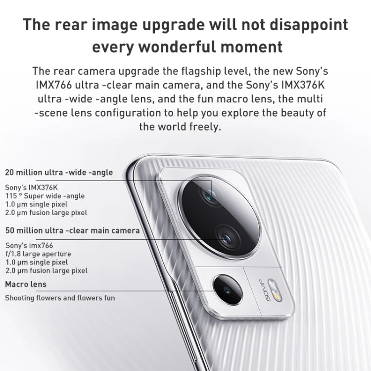 Triple Back Cameras + Dual Front Cameras, In-screen Fingerprint Identification, 4500mAh Battery, 6.55 inch MIUI 13 / Android 12 Snapdragon 7 Octa Core 4nm up to 2.4GHz, Network: 5G, NFC, 8GB+256GB