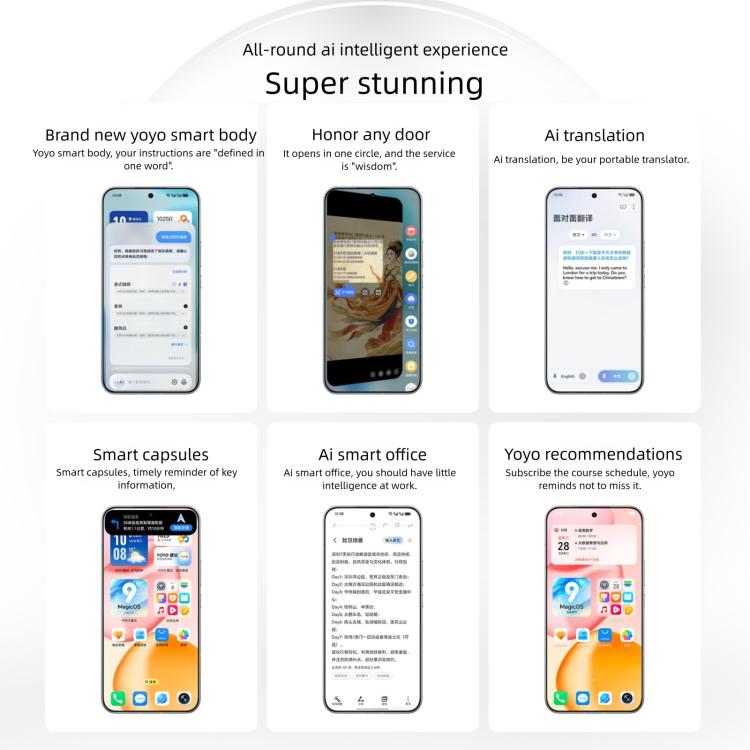Honor 400, 16GB+512GB, Screen Fingerprint, 6.55 inch MagicOS 9.0 / Android 15 Snapdragon 7 Gen 4 Octa Core, Network: 5G, NFC, OTG, Honor 400, 16GB+512GB