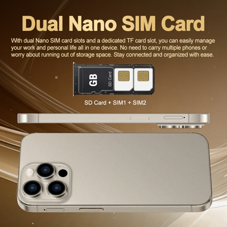 i16 Pro Max / Q5, 2GB+16GB, 6.5 inch Screen, Face Identification, Android 8.1 MTK6580P Quad Core, Network: 3G, Dual SIM, US Plug, i16 Pro Max / Q5, US Plug