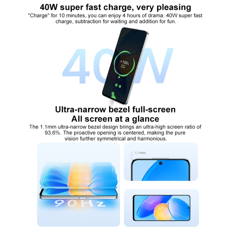 Dual Back Cameras, Side Fingerprint Identification, 4000mAh Battery, 6.7 inch Magic UI 5.0 (Android 11) MediaTek Dimensity 810 Octa Core up to 2.4GHz, Network: 5G, OTG, Not Support Google Play, 8GB+128GB