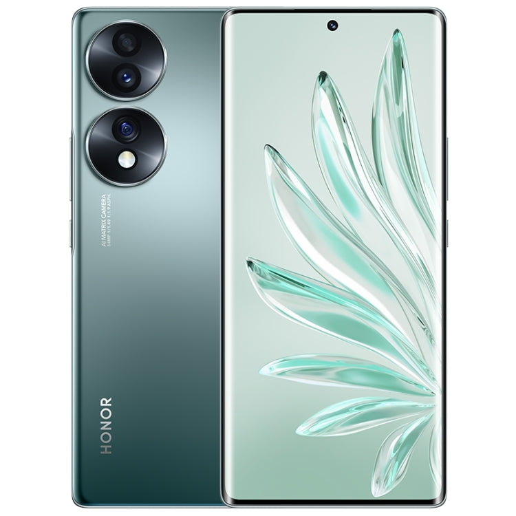 Triple Back Cameras, Screen Fingerprint Identification,  6.67 inch Magic UI 6.1 Qualcomm Snapdragon 778G Plus Octa Core up to 2.5GHz, Network: 5G, OTG, NFC, Not Support Google Play, Honor 70 5G 12GB+256GB, 12GB+256GB