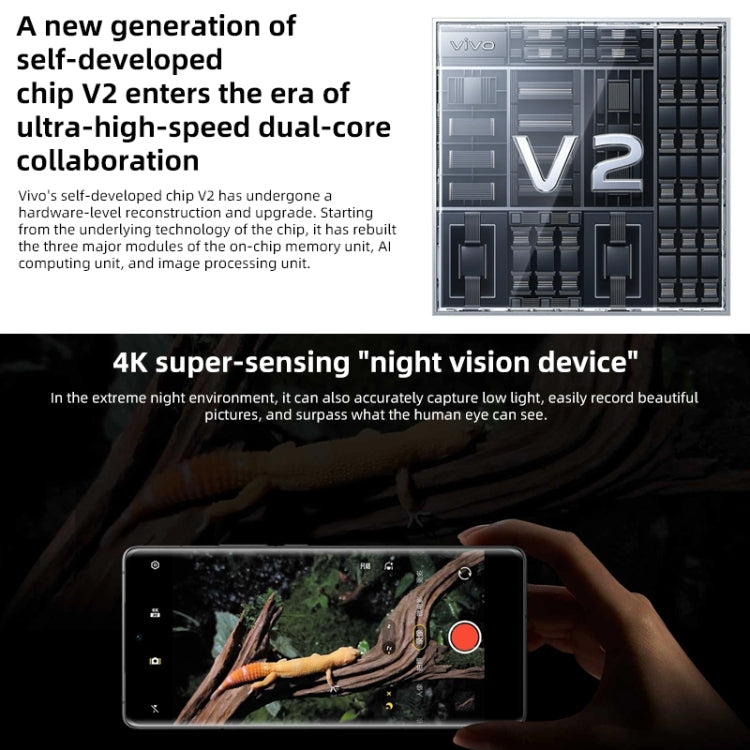 Triple Back Cameras, Screen Fingerprint Identification / Face ID, 4810mAh Battery, 6.78 inch Android 13.0 OriginOS 3 MediaTek Dimensity 9200 Octa Core up to 3.05GHz, NFC, OTG, Network: 5G, Support Google Play, X90 5G,12GB+512GB