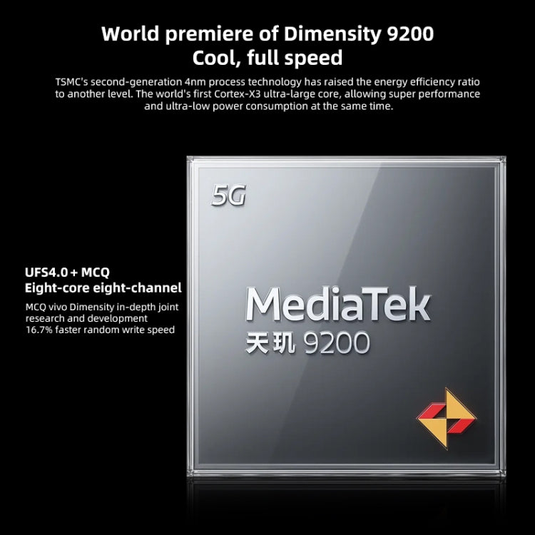 Triple Back Cameras, Screen Fingerprint Identification / Face ID, 4810mAh Battery, 6.78 inch Android 13.0 OriginOS 3 MediaTek Dimensity 9200 Octa Core up to 3.05GHz, NFC, OTG, Network: 5G, Support Google Play, X90 5G,12GB+512GB