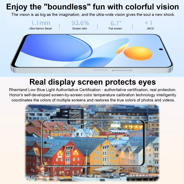 Dual Back Cameras, Side Fingerprint Identification, 4000mAh Battery, 6.7inch Magic UI 6.1 / Android 12  Dimensity 6020 Octa Core, Network: 5G, OTG, Not Support Google Play, 8GB+256GB